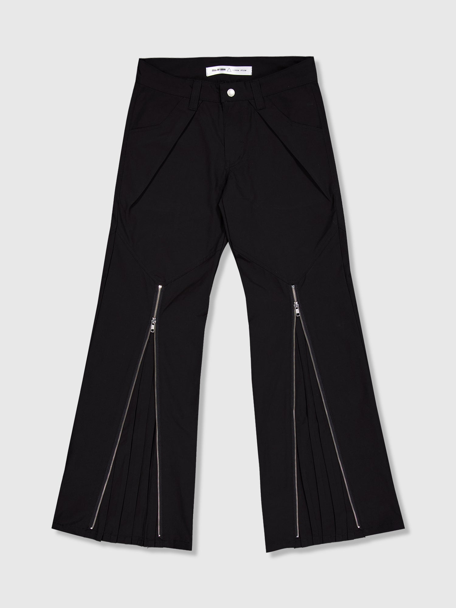 Zip Pleat Pants