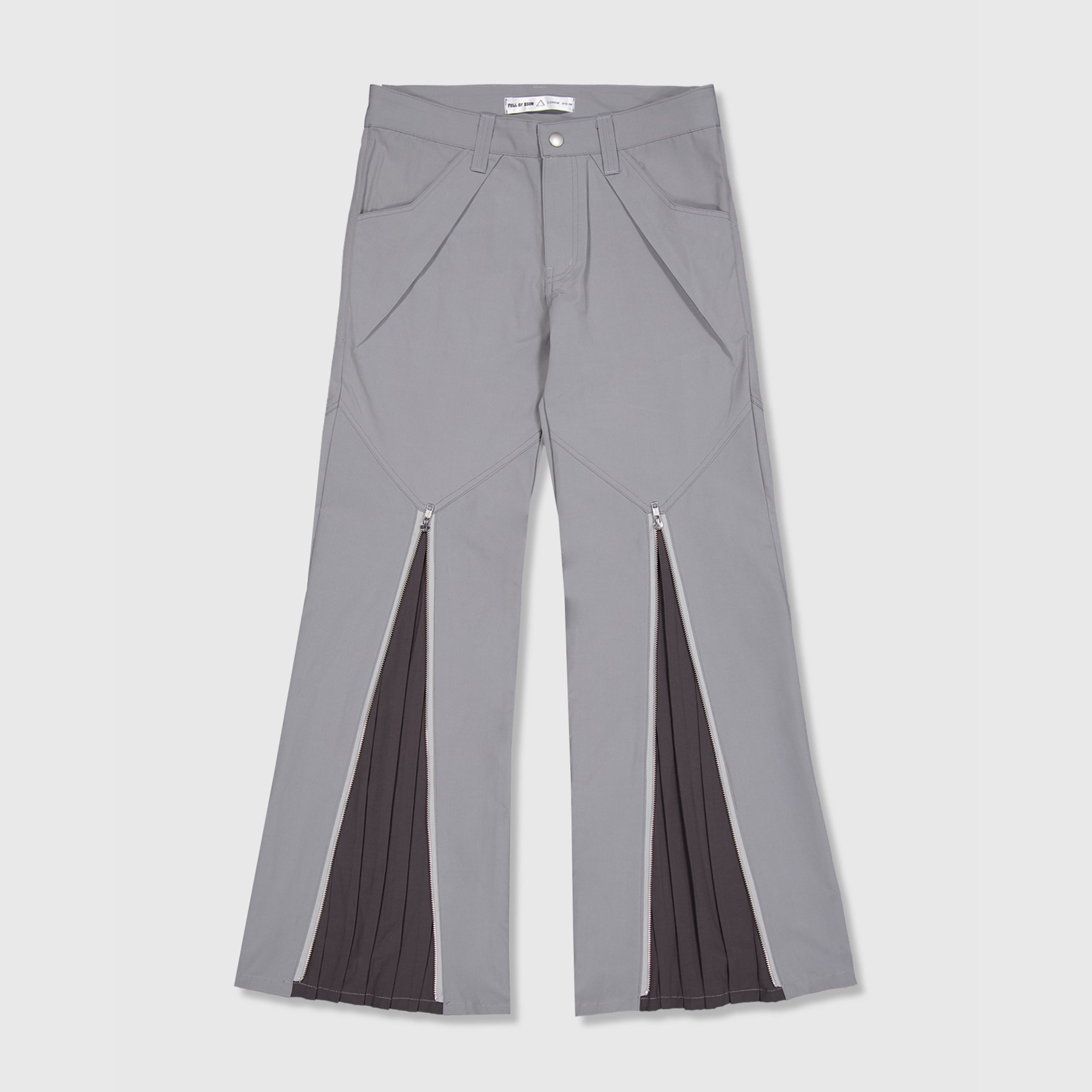 Zip Pleat Pants